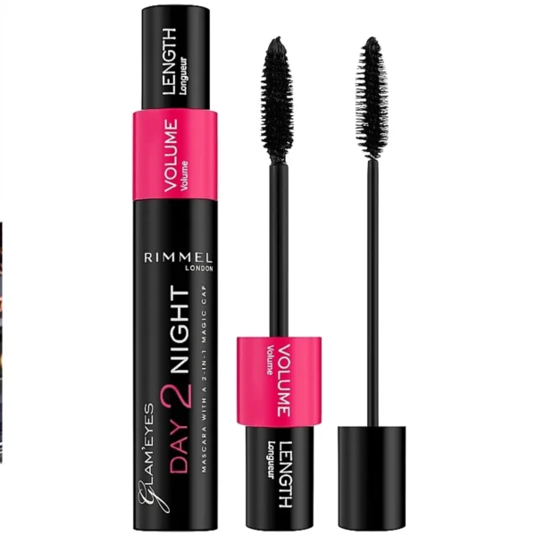 ریمل حجم دهنده مژه دو مرحله ای Day 2 night ریمل لندن RIMMEL LONDON - تصویر 2