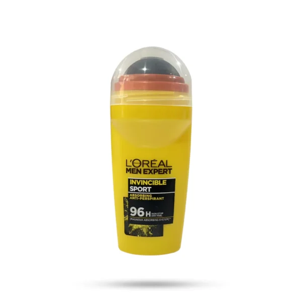 رول ضد تعریق مردانه لورآل مدل Invincible Sport حجم 50 میل