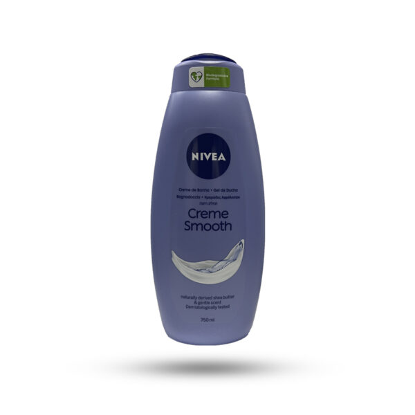 شامپو بدن نیوا کرمی مدل creme smooth حاوی شی باتر حجم 750 میل