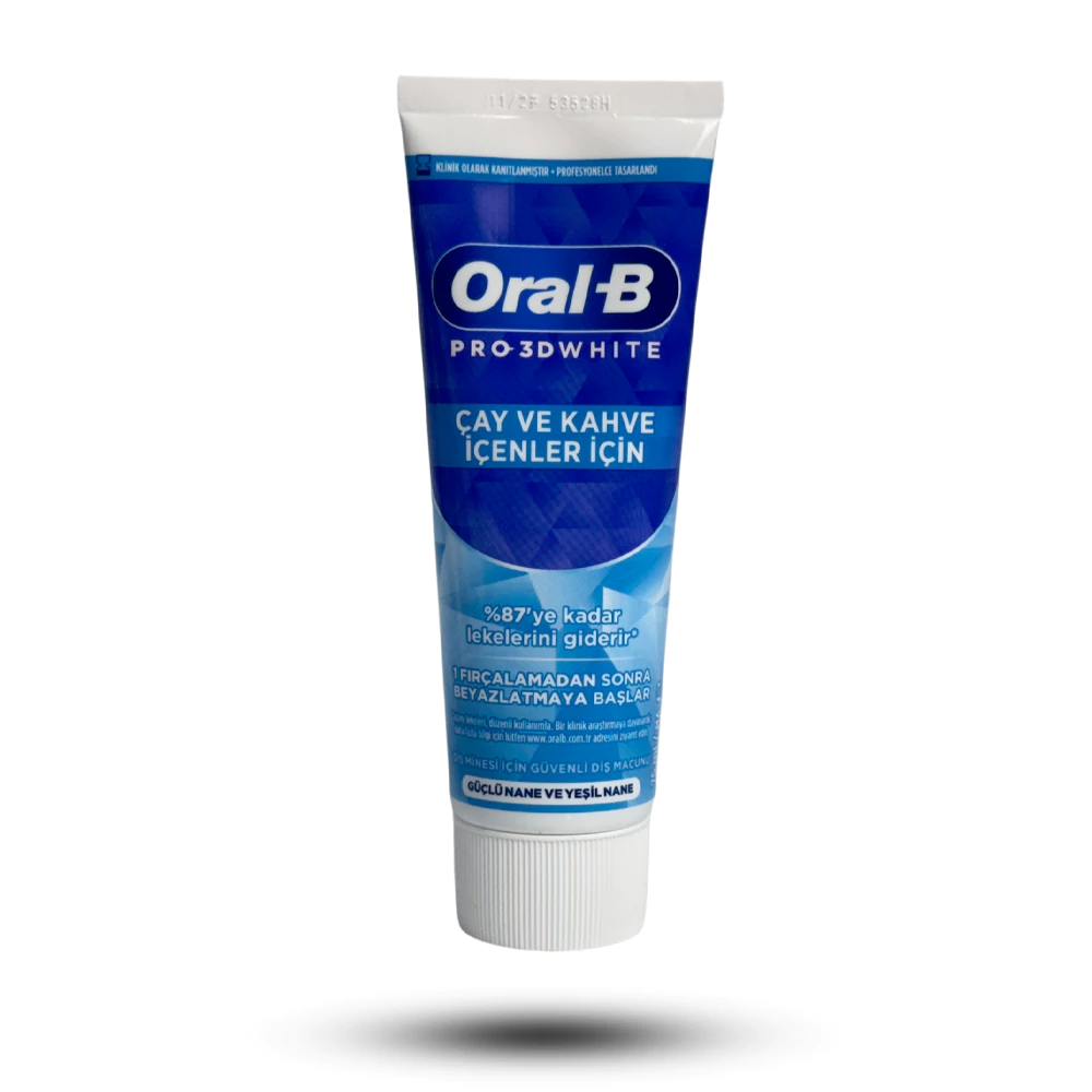 monzho18.webp خمیردندان سفیدکننده اورال بی مدل Pro-3DWhite حجم 75 میل