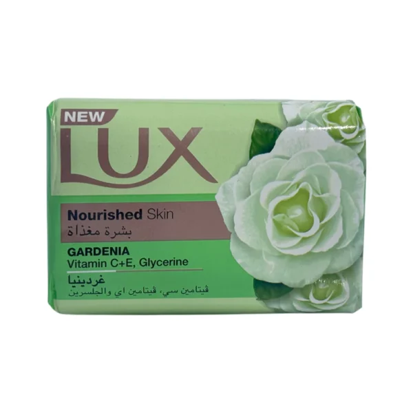 صابون لوکس مدل Nourished Skin با رایحه گل گاردنیا مخصوص پوست‌های خشک و معمولی 80 گرم