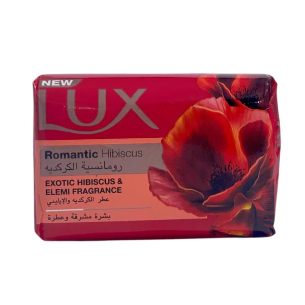 صابون لوکس Romantic Hibiscus با رایحه گل ختمی و الِمی 80 گرم