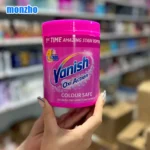 پودر لکه بر لباس ونیش مدل Oxi Action مخصوص لباس های رنگی وزن 1000 گرم - تصویر 2