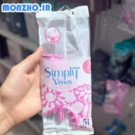 خودتراش ژیلت زنانه مدل Simply Venus بسته 5 عددی - تصویر 2
