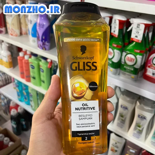 شامپو گلیس مدل Oil Nutritive مناسب موهای آسیب دیده 400 میل - تصویر 2