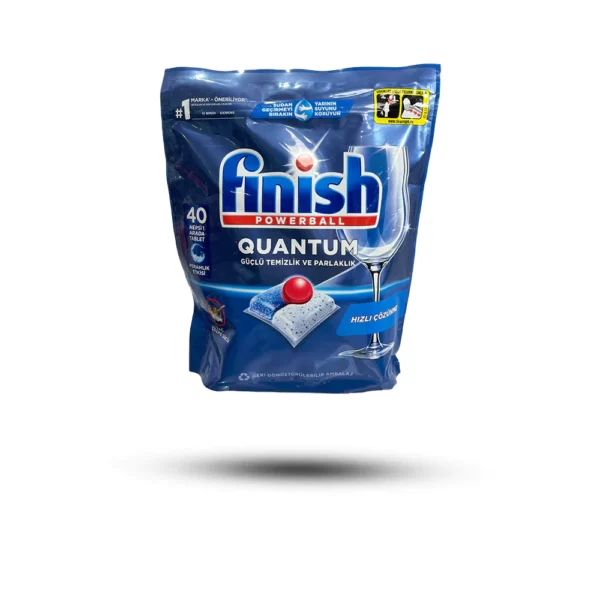 قرص ماشین ظرفشویی فینیش Finish کوانتوم بسته 40 عددی