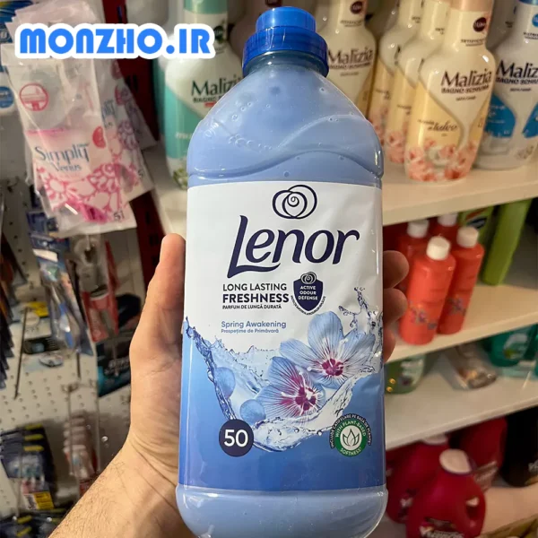نرم کننده لباس لنور رایحه گل های بهاری 1250 میل - تصویر 2
